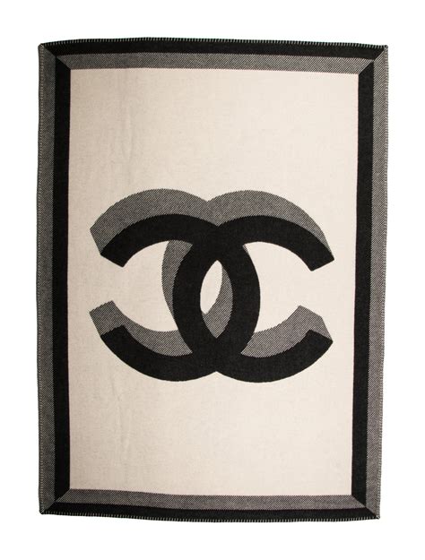 chanel throw blankets|Chanel cc throw blanket.